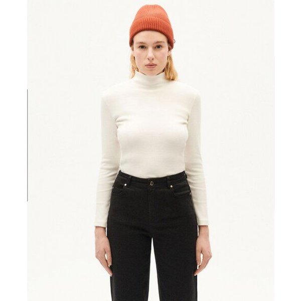 thinking mu Langarmshirt - Rib Aine - aus Bio-Baumwolle