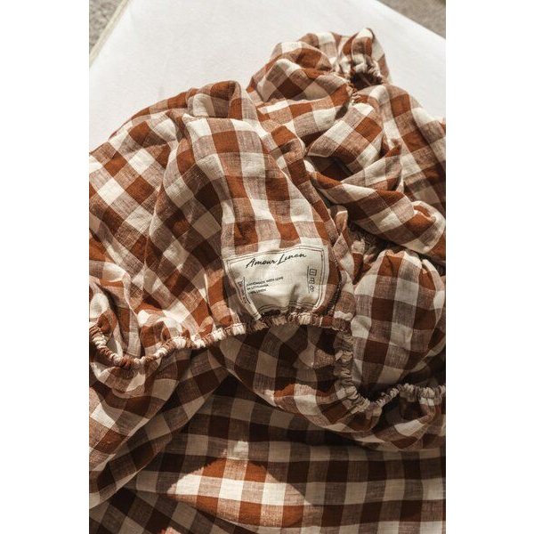 AmourLinen Leinen-Spannbetttuch