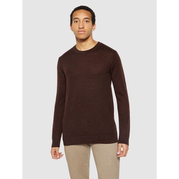 KnowledgeCotton Apparel Regular merino knit crew neck - aus Merino-Wolle