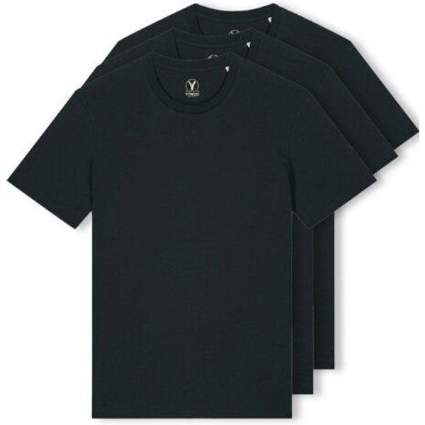 YTWOO 3er Pack Iconic Basic Unisex T-Shirt aus 100% Biobaumwolle|Essential Farben|Fair|Nachhaltig