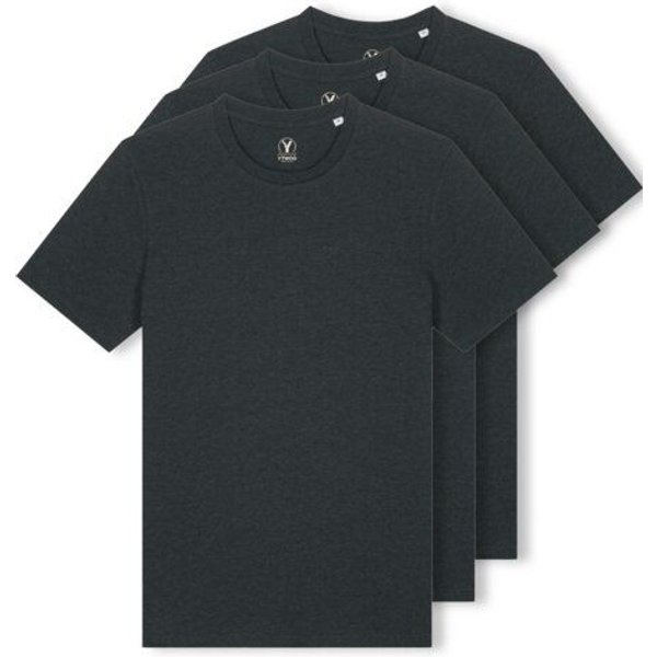 YTWOO 3er Pack Iconic Basic Unisex T-Shirt aus 100% Biobaumwolle|Essential Farben|Fair|Nachhaltig