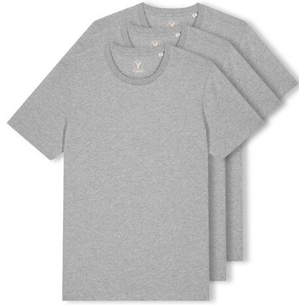 YTWOO 3er Pack Iconic Basic Unisex T-Shirt aus 100% Biobaumwolle|Essential Farben|Fair|Nachhaltig
