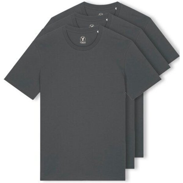 YTWOO 3er Pack Iconic Basic Unisex T-Shirt aus 100% Biobaumwolle|Essential Farben|Fair|Nachhaltig