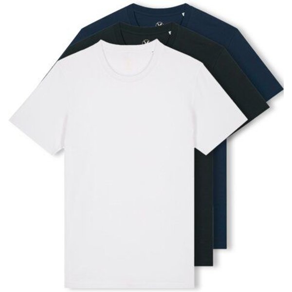 YTWOO 3er Pack Iconic Basic Unisex T-Shirt aus 100% Biobaumwolle|Essential Farben|Fair|Nachhaltig