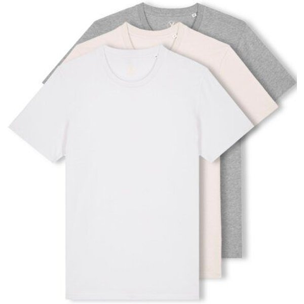 YTWOO 3er Pack Iconic Basic Unisex T-Shirt aus 100% Biobaumwolle|Essential Farben|Fair|Nachhaltig