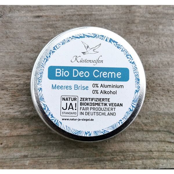 Küstenseifen Manufaktur Bio Deocreme "Meeres Brise" - Zertifizierte Biokosmetik, vegan