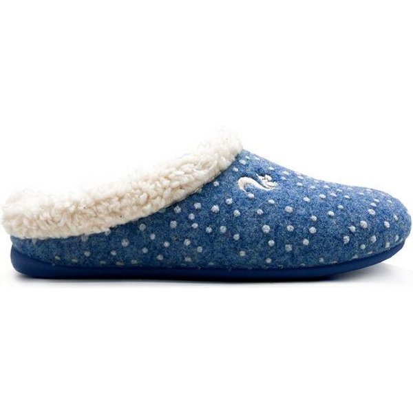 Hausschuh "thies ® Eco Snow Cozy Slipper" aus weichem Wollfilz, zert. Bio-Baumwolle