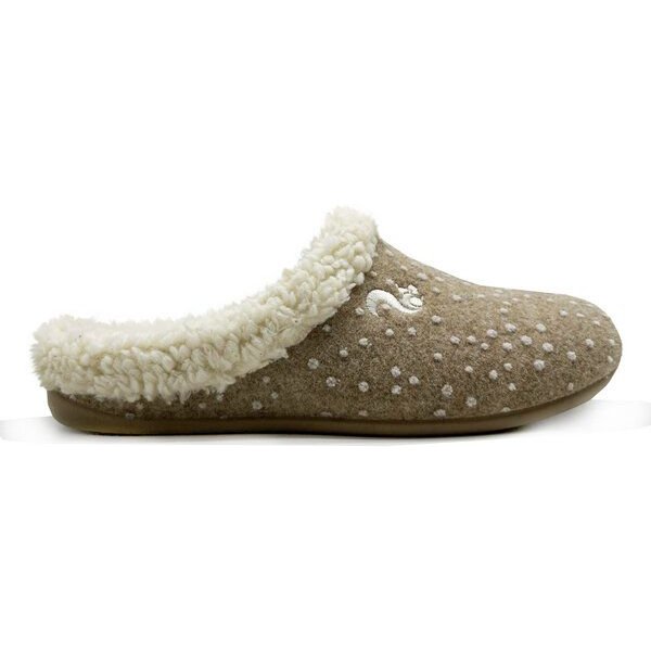 Hausschuh "thies ® Eco Snow Cozy Slipper" aus weichem Wollfilz, zert. Bio-Baumwolle