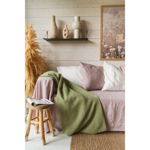 AmourLinen Waffeldecke aus Leinen