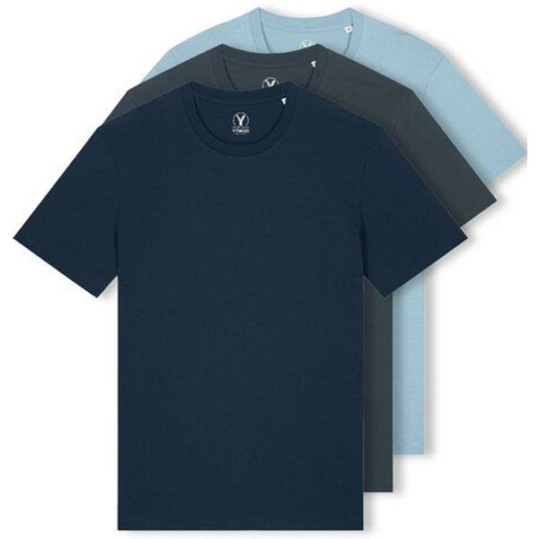 YTWOO 3er Pack Iconic Basic Unisex T-Shirt aus 100% Biobaumwolle| Viele Farbkombinatioben|Fair|Nachhaltig