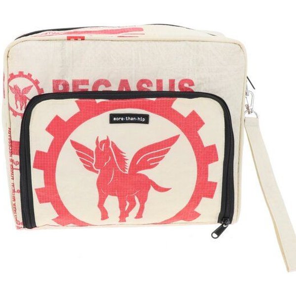 MoreThanHip XL Kulturtasche (6,5 Liter) aus recycelten Fischfutterbeuteln - Lexi