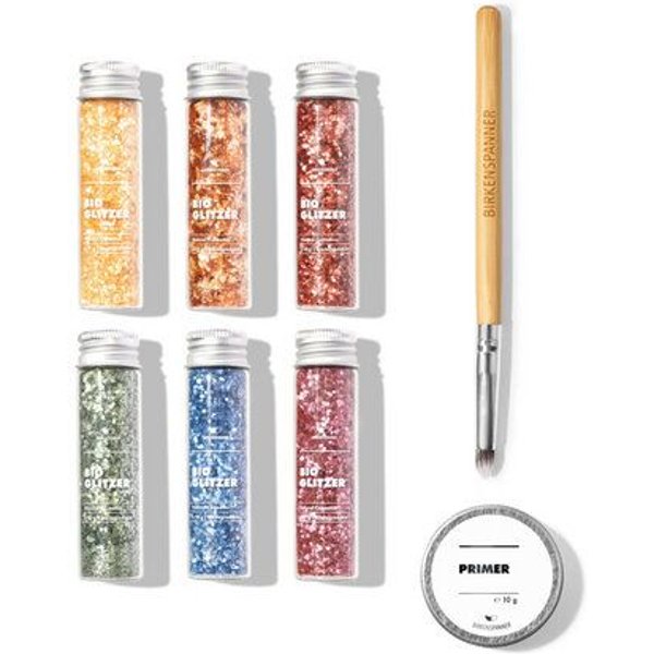 BIRKENSPANNER Biologisch abbaubarer Glitzer | RAINBOW SET PLUS