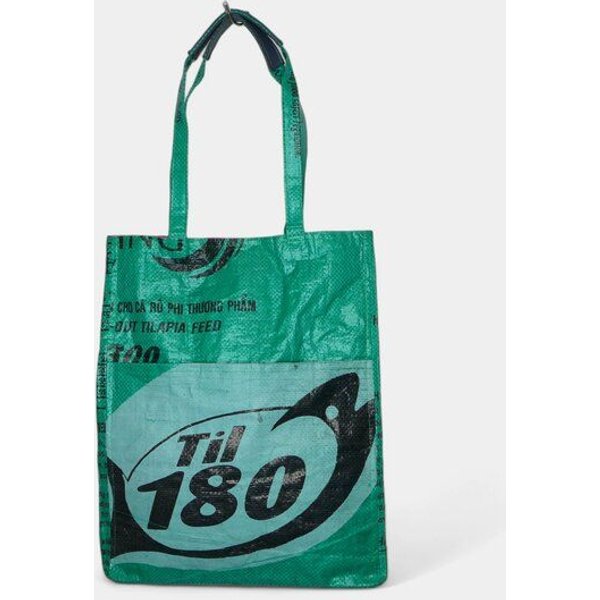 REFISHED fair fashion Tasche 'BUSINESS BAG' - upcycelte Fischfuttersäcke