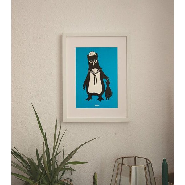 päfjes Pinguin Martin - Poster A4