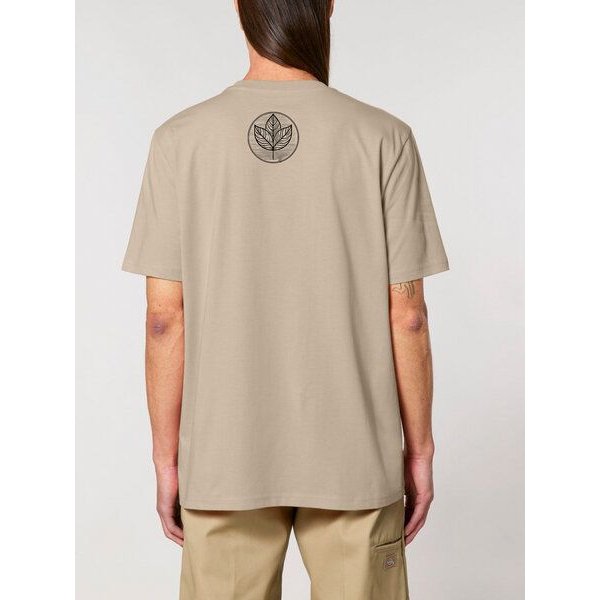 Human Family Bio Unisex Rundhals T-Shirt "Create - Circle Tree" aus Bio-Baumwolle