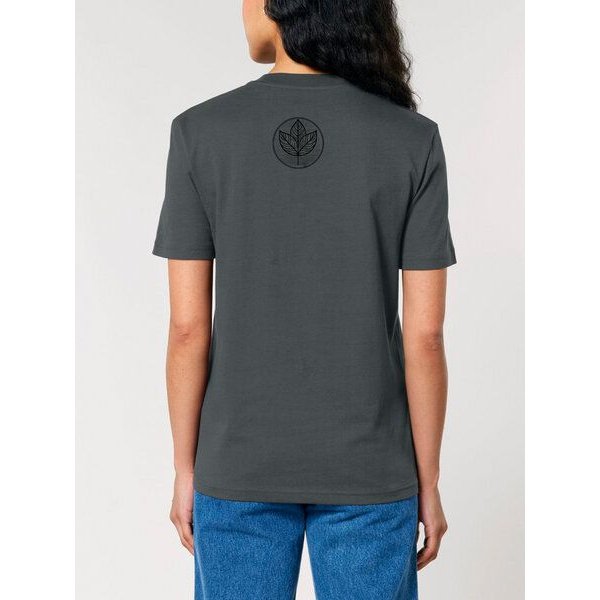 Human Family Bio Unisex Rundhals T-Shirt "Create - Circle Tree" aus Bio-Baumwolle