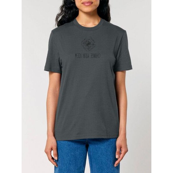 Human Family Bio Unisex Rundhals T-Shirt "Create - Change your view" aus Bio-Baumwolle