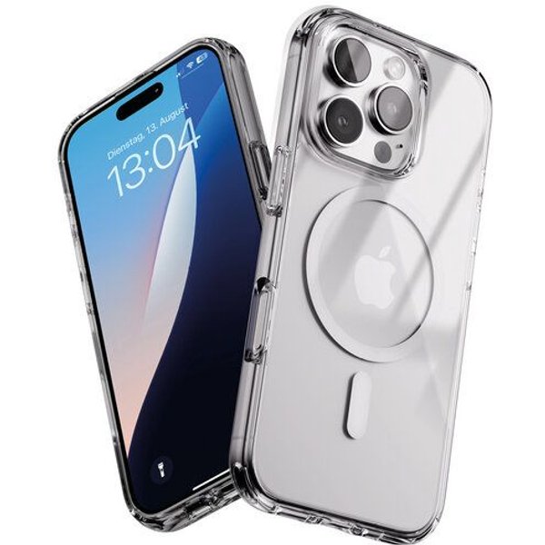 Woodcessories Clear Case MagSafe - Durchsichtige iPhone Handyhülle mit Magnet - nachhaltig