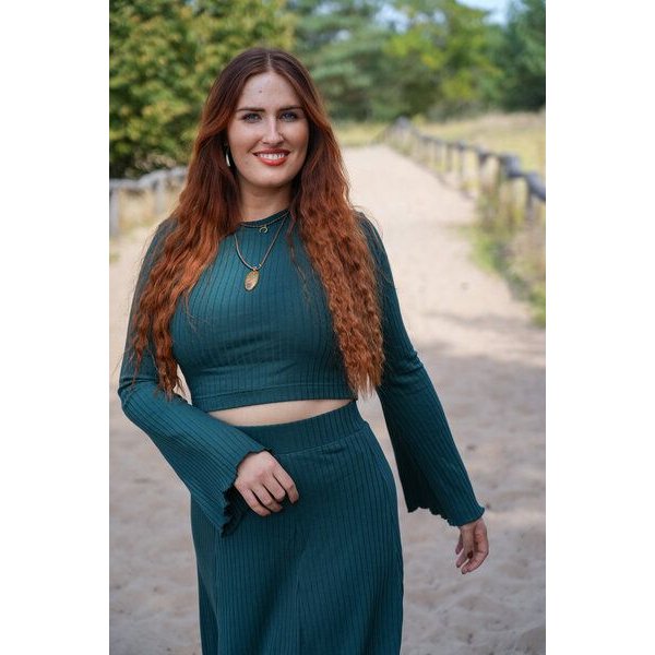 Vivien Joy Femininer Strickpullover - Lya Crop Pulli