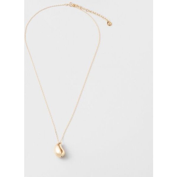 fejn jewelry Kette 'big drop' mit großem Tropfenanhänger