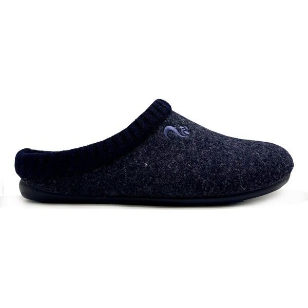 Hausschuh "thies ® Rec Cozy Slipper" aus weichem, recyceltem Wollfilz