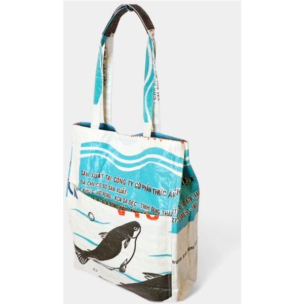 REFISHED fair fashion Tasche 'BUSINESS BAG' - upcycelte Fischfuttersäcke