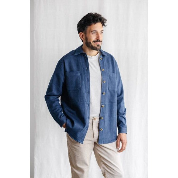 Jyoti - Fair Works Baumwolldenim Shacket Kalagi