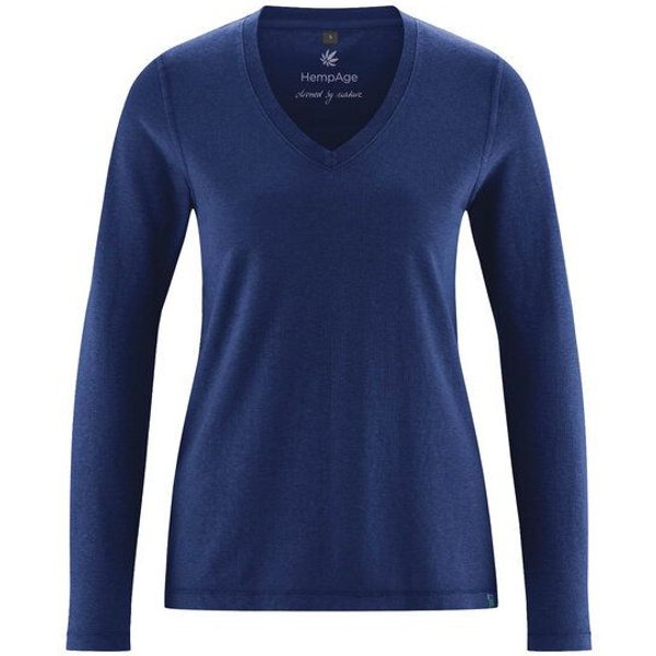 HempAge Langarmshirt Damen Hanf/Biobaumwolle