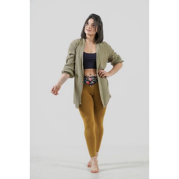 YogiLiebe Kimonobluse Prema aus Bio-Musselin – Mint | handgenäht in Deutschland