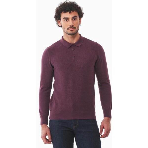 ORGANICATION Polokragenpullover aus Bio-Baumwolle