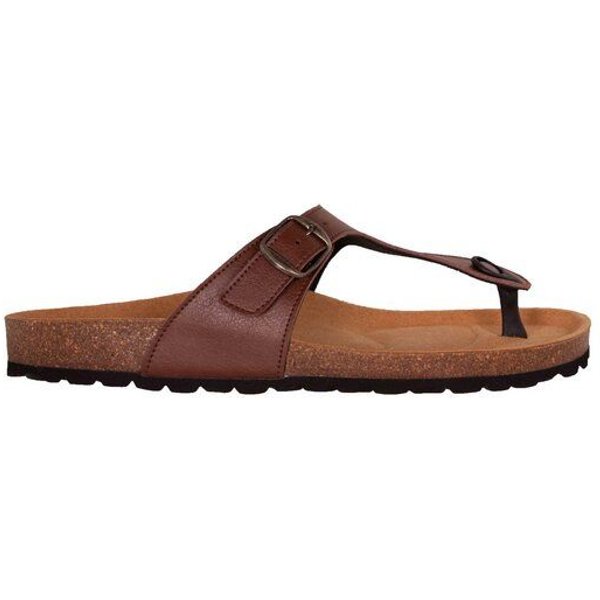 Shoezuu Vegan Vegane Zehentrenner Fußbett Sandalen aus Kork und Mikrofasern