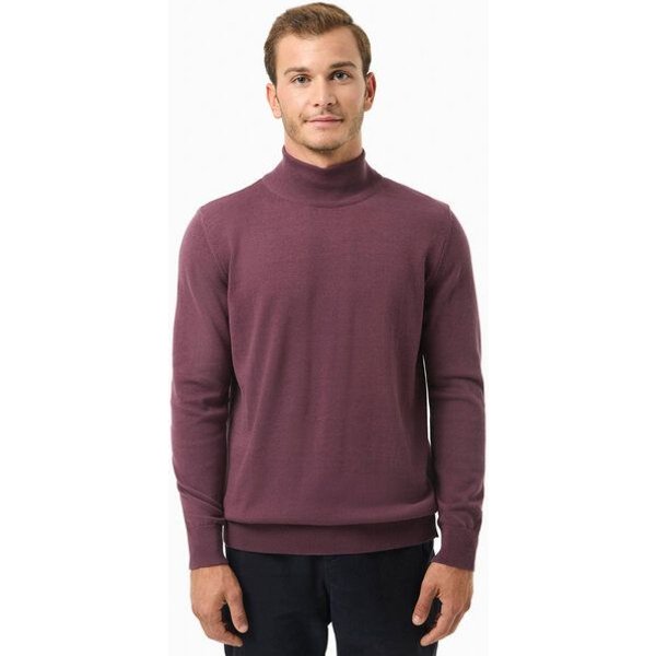 ORGANICATION Rollkragenpullover aus Bio-Baumwolle