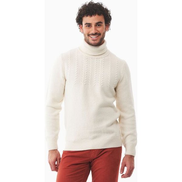 ORGANICATION Rollkragenpullover aus Bio-Baumwolle