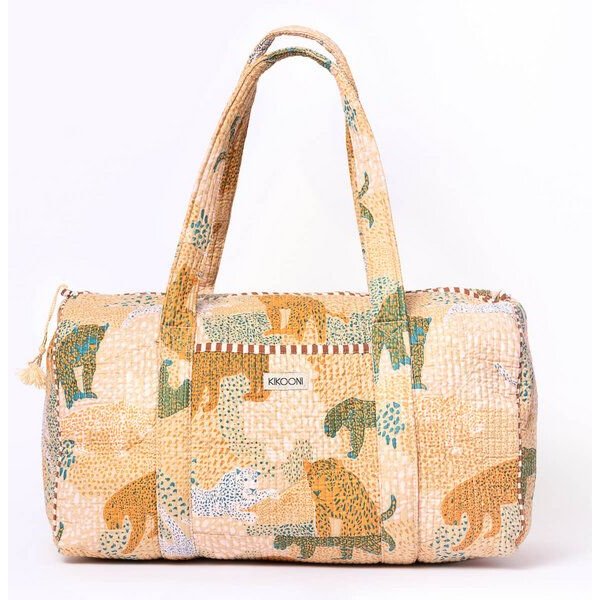 KIKOONI Handgefertigte große Baumwolltasche "K. Shopper"