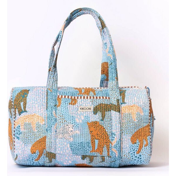 KIKOONI Handgefertigte große Baumwolltasche "K. Shopper"