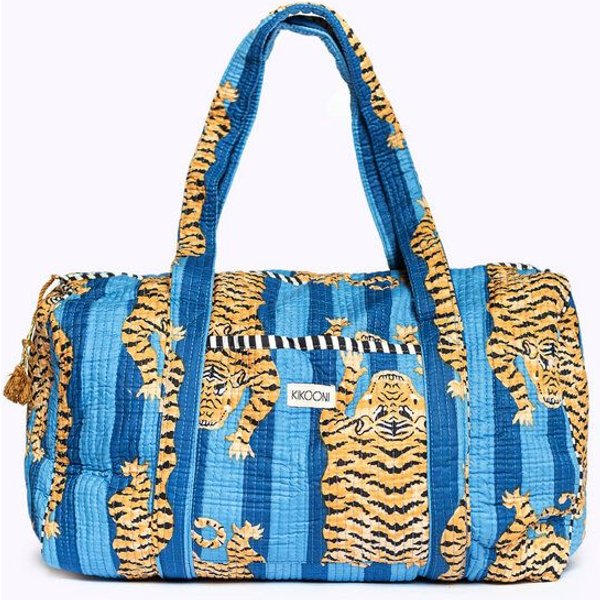 KIKOONI Handgefertigte große Baumwolltasche "K. Shopper"