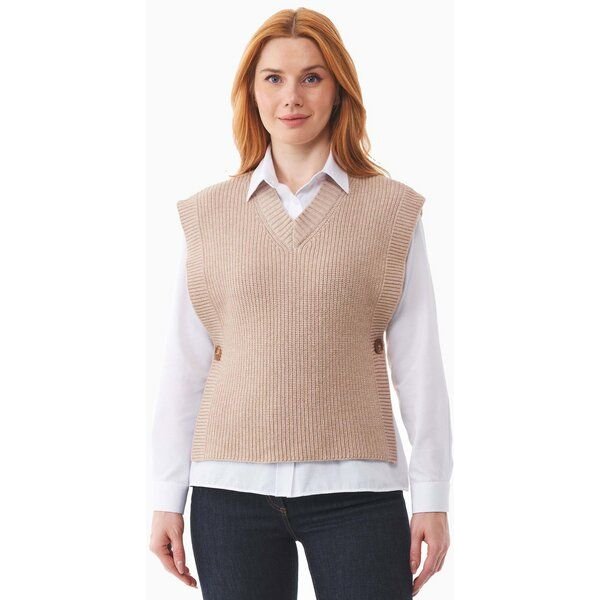 ORGANICATION Ärmelloser Pullover aus Bio-Baumwolle Mix