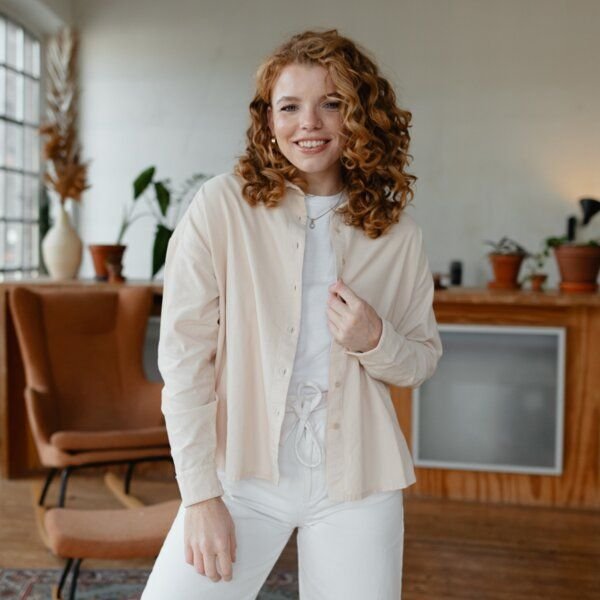NORDLICHT Cord Hemd Bluse aus Bio-Baumwolle SIRI