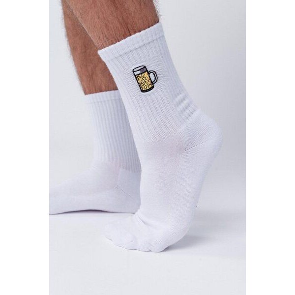 Fashion Drinks Maßkrug | Bestickte Bio Baumwoll Socken