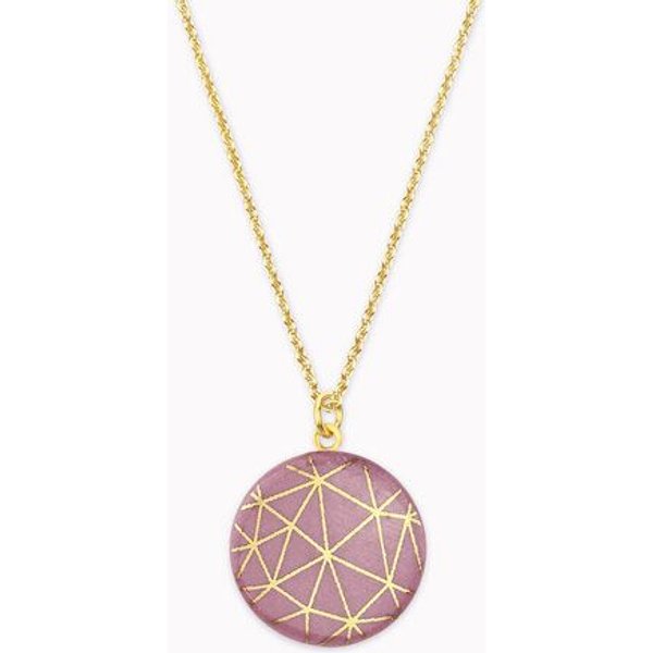 lille mus Halskette mit Porzellananhänger GEO Porzellanschmuck