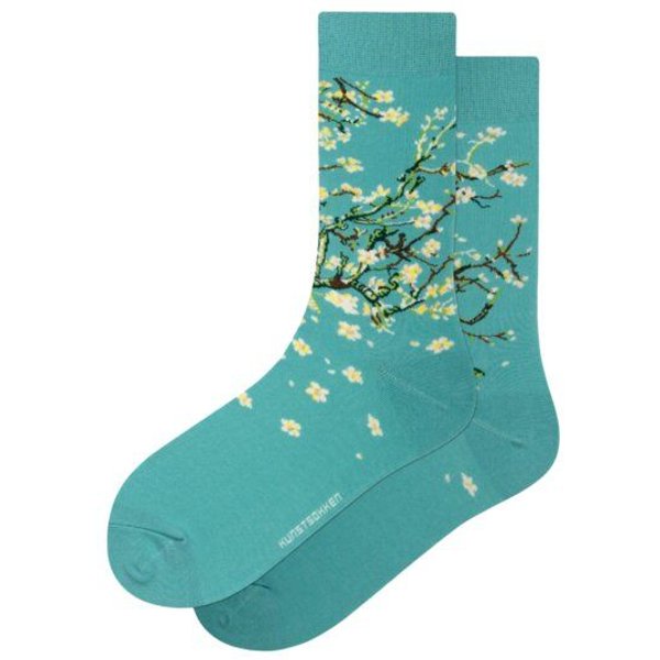 KUNSTSOKKEN Kunst Socken - Nahtlose Bunte Socken aus Bio-Baumwolle Mix - weihnachtsgeschenke für Künstler - Lustige Socken Geschenk