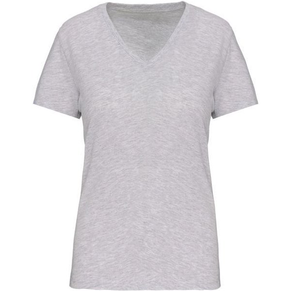 Greenspired Basic Bio Damen T-Shirt mit V-Ausschnitt XS- 3 XL