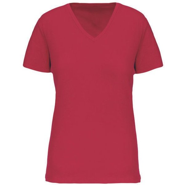 Greenspired Basic Bio Damen T-Shirt mit V-Ausschnitt XS- 3 XL
