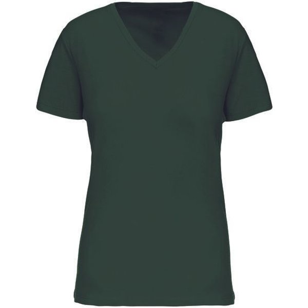 Greenspired Basic Bio Damen T-Shirt mit V-Ausschnitt XS- 3 XL
