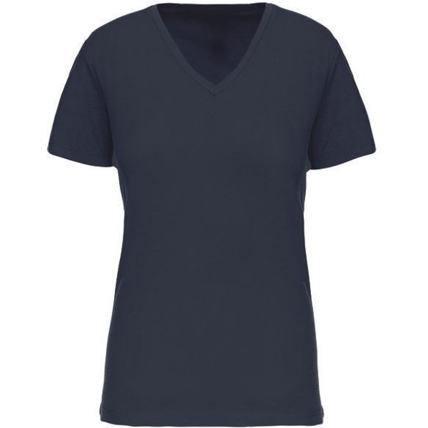 Greenspired Basic Bio Damen T-Shirt mit V-Ausschnitt XS- 3 XL