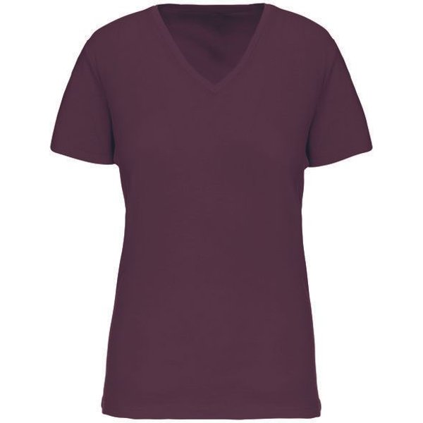 Greenspired Basic Bio Damen T-Shirt mit V-Ausschnitt XS- 3 XL