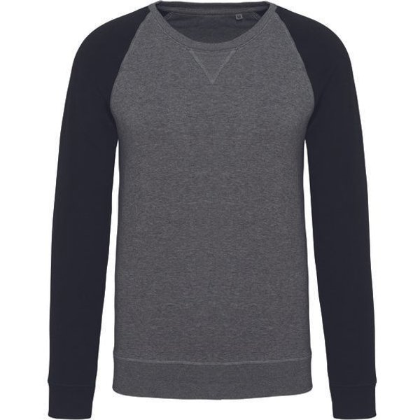 Greenspired Zweifarbiges Raglan Sweatshirt French Terry BIO