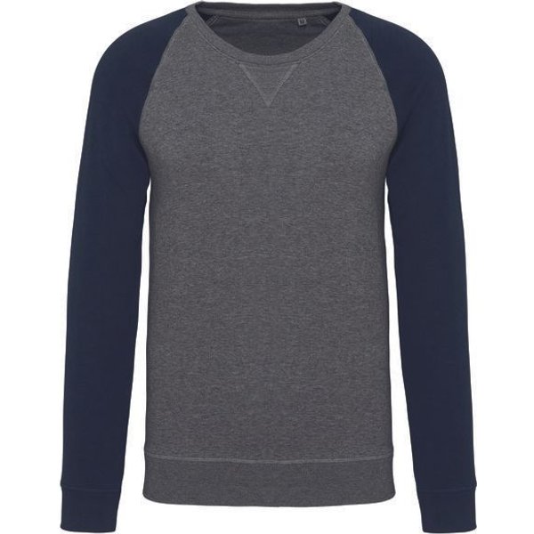 Greenspired Zweifarbiges Raglan Sweatshirt French Terry BIO
