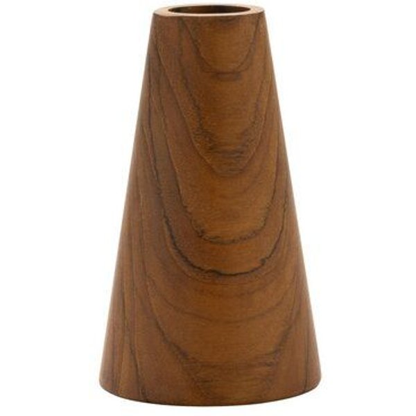 Originalhome Kerzenständer aus recyceltem Teakholz, Triangle, L
