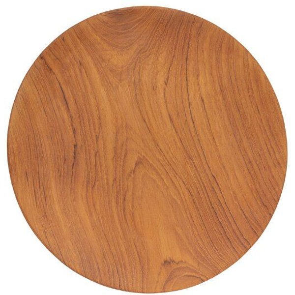 Originalhome Handgefertigte Teakholz Teller, XL – zero waste, vegan & fair produziert.